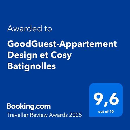 Goodguest-Appartement Design Et Cosy Batignolles Párizs Kültér fotó
